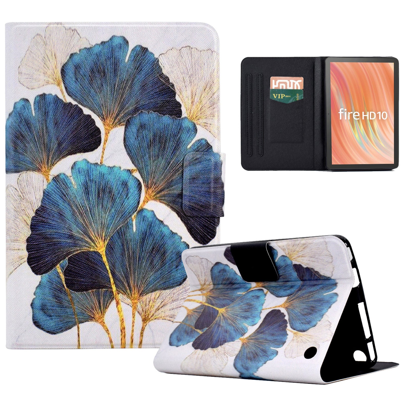 A2 For Amazon Fire HD 10 (2023) Case Pattern Printed PU Leather Tablet Cover with Card Slots A2 For Amazon Fire HD 10 (2023) Case Pattern Printed PU Leather Tablet Cover with Card Slots